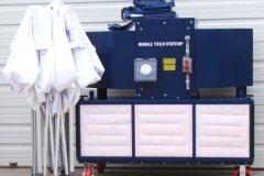 Portable 0n-site paint spray booth package