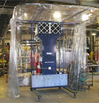 Industrial Spray Booth on Manufacturer floor